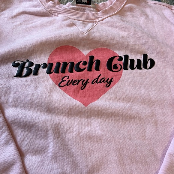 Wildfox Graphic Sweatshirt Brunch Club Every day large - Picture 4 of 7
